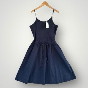 NWT Free Assembly Dress Women Size L Navy Blue